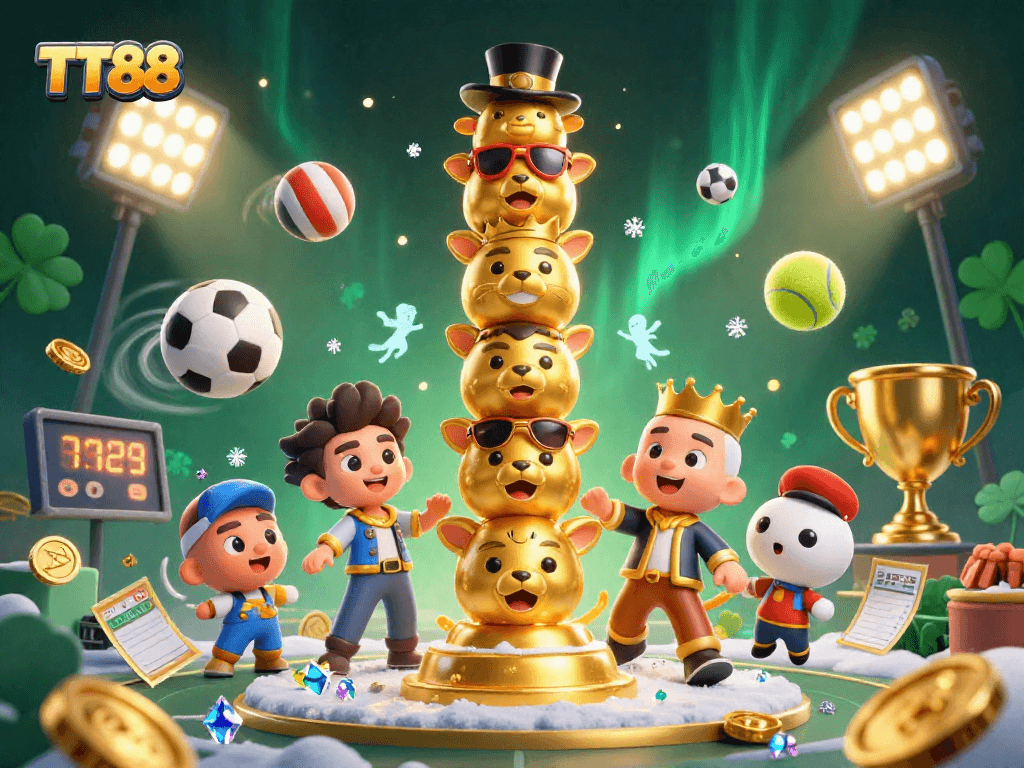 Engage with TT88's exciting platform featuring dynamic sports elements and lively gaming atmosphere.