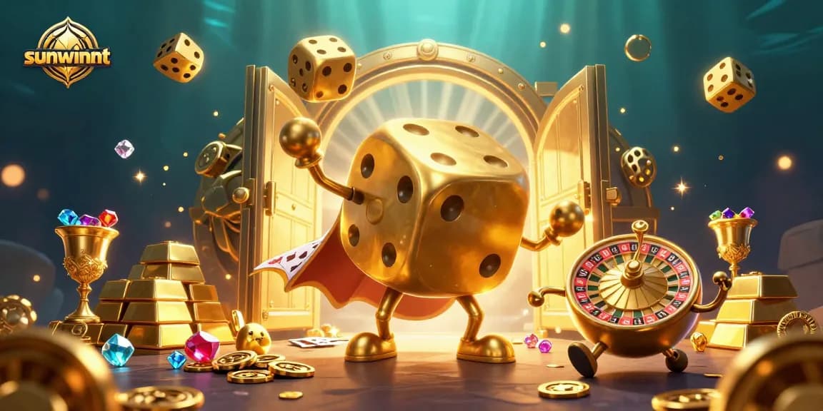 Experience thrilling moments with the sunwinnt casino, where golden dice and jewels abound.