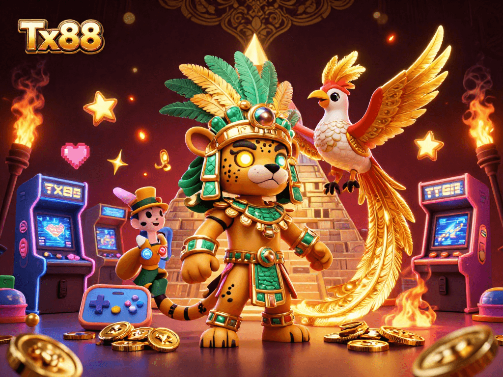 Experience thrills at Tx88 with immersive games, vibrant characters, and stunning visuals.