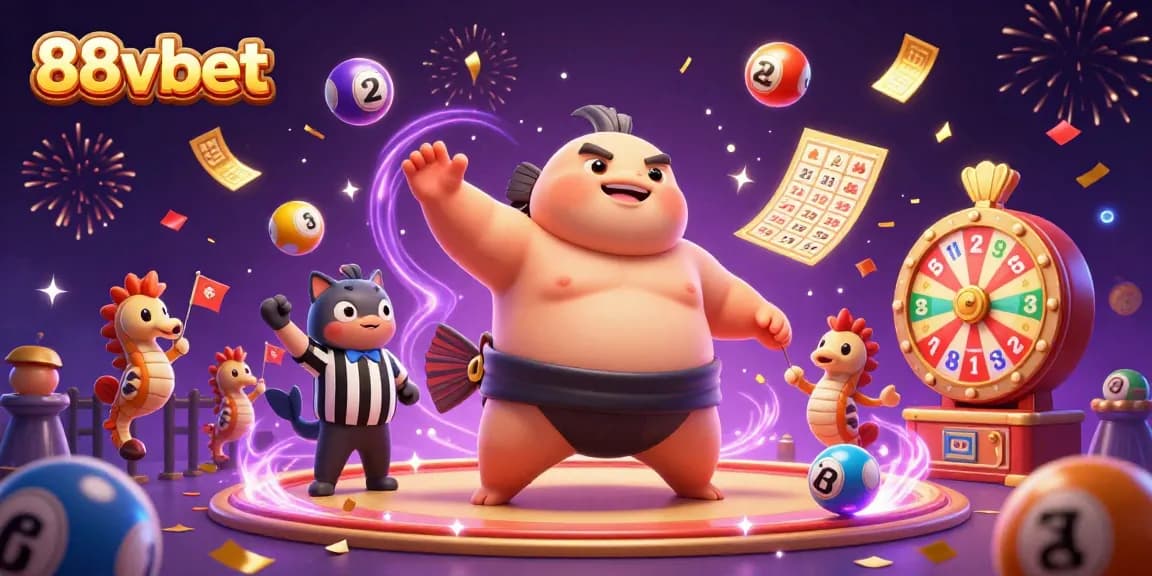Engage in the thrilling world of 88vbet with this vibrant 3D underwater casino illustration.