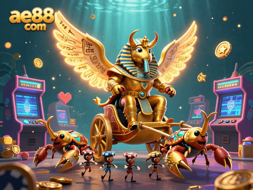 Engage with ae88 com's thrilling casino games featuring dynamic characters and vivid 3D illustrations.
