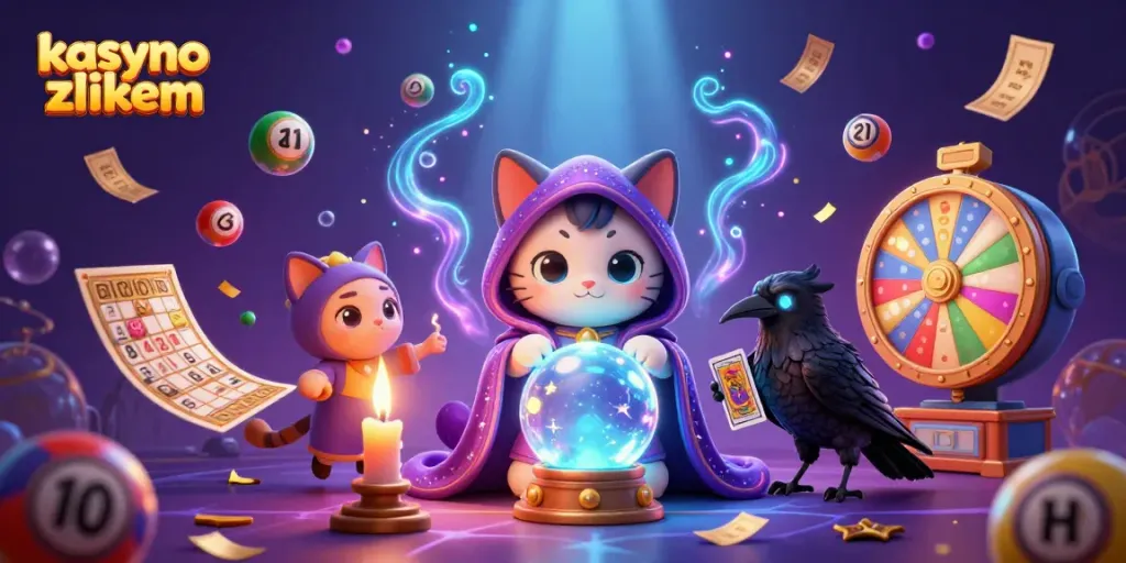 Engage in dynamic gaming at kasyno z blikiem with vibrant lottery scenes and lively characters.