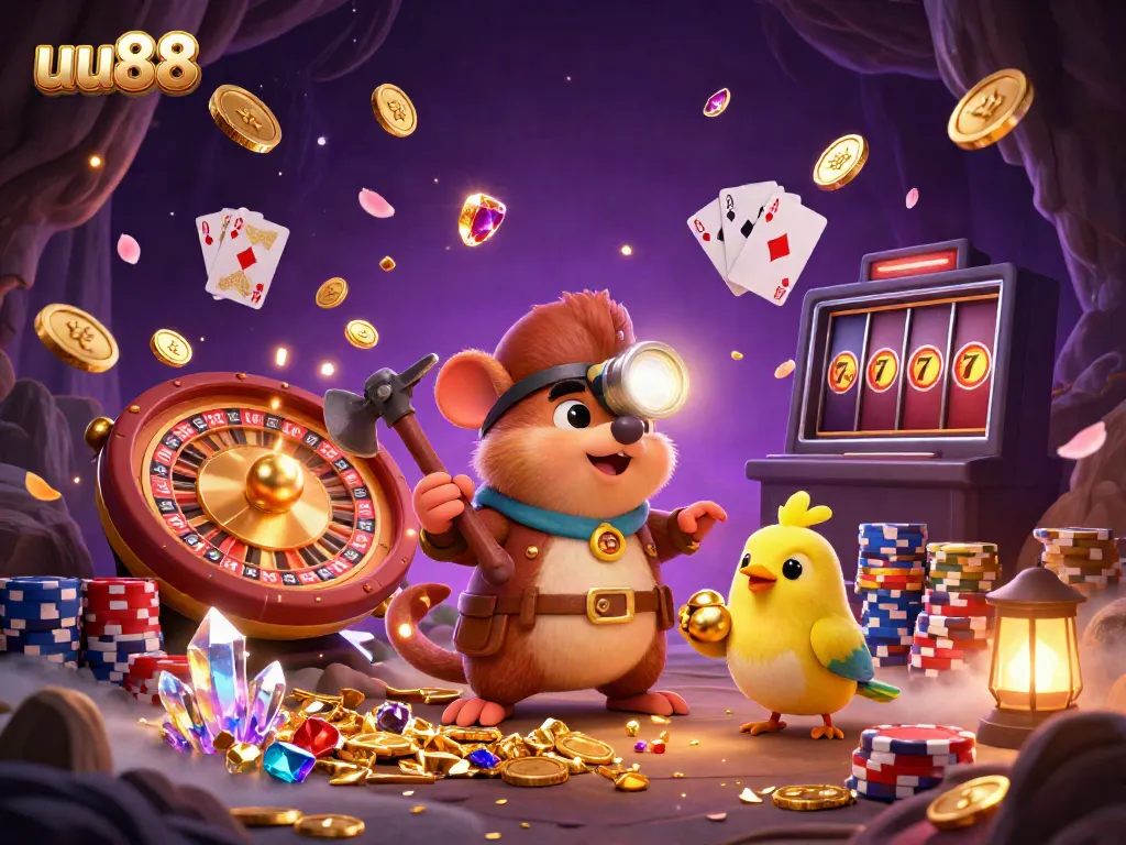 Experience winning possibilities with uu88's vibrant casino environment filled with treasures.