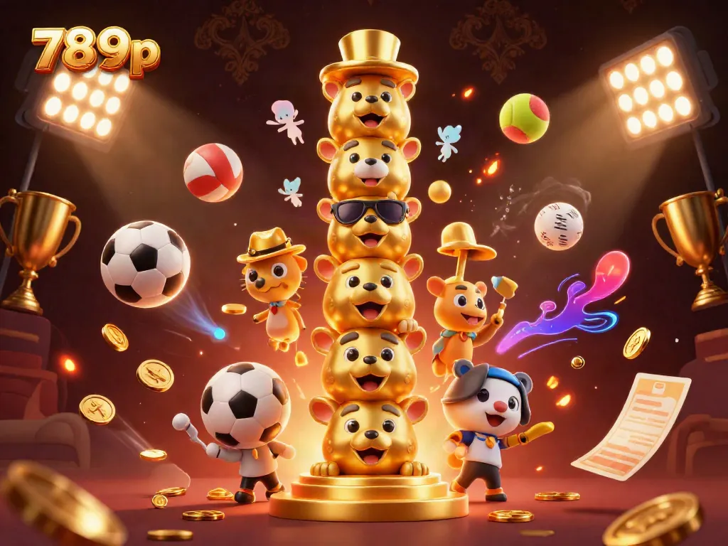Engage with 789p by enjoying a vibrant 3D casino scene filled with dynamic game elements.