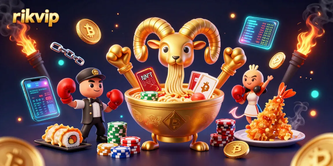 Experience the thrill of rikvip with vibrant casino characters engaging in lively games, rich casino elements surrounding them.