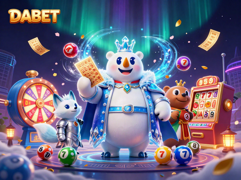 DABET brings thrilling excitement as the ice king and snow fox explore the vibrant gaming world.