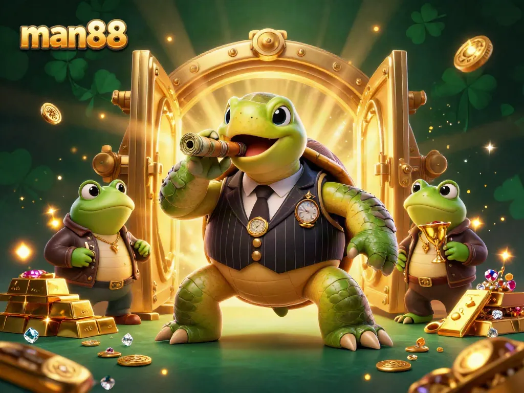 Experience man88's thrilling casino action with characters capturing vibrant excitement in a rich 3D setting.