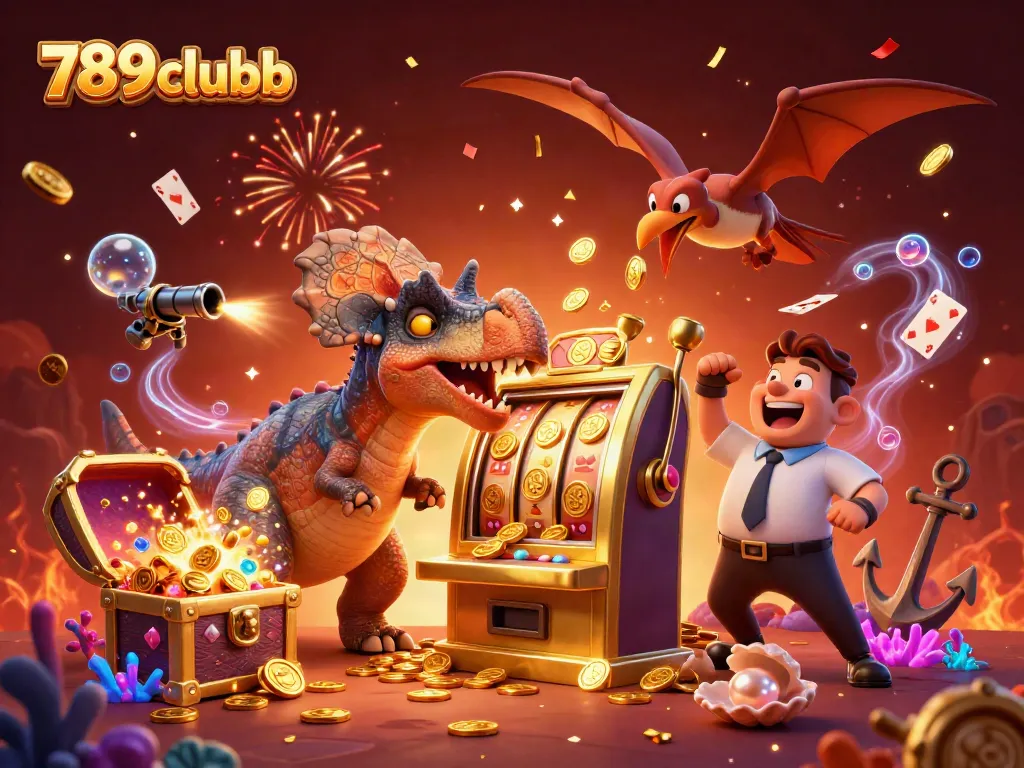 Experience the excitement of 789clubb casino games with vibrant characters and dynamic action.