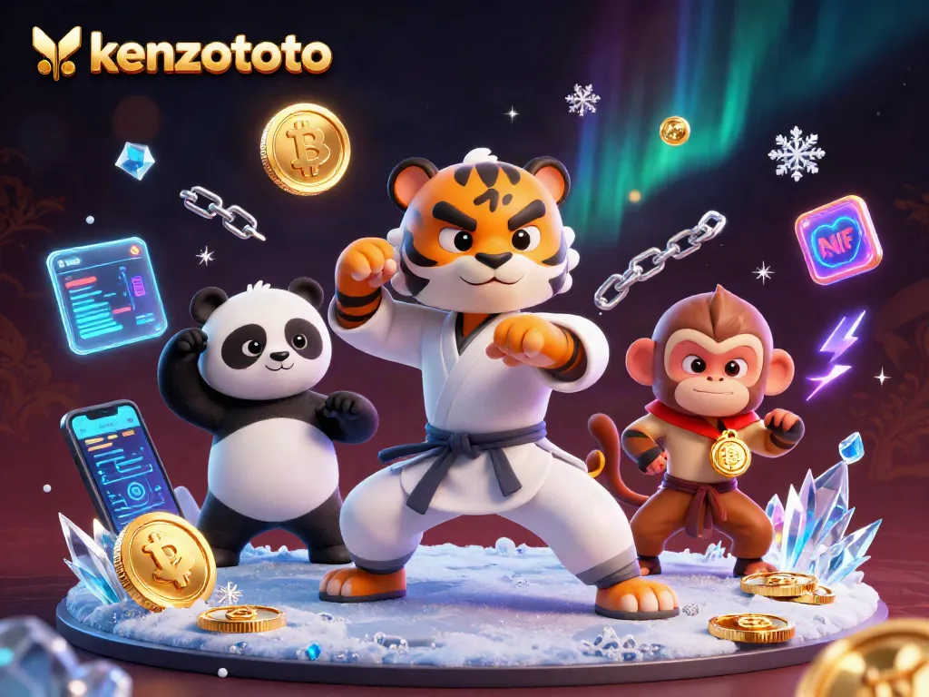Experience winning with kenzototo through a vibrant 3D illustrated gaming scene showcasing thrilling action.