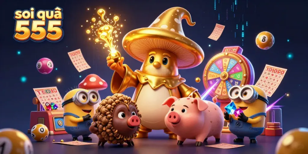 Engage in thrilling opportunities with soi cầu 555, featuring magical lottery analysis and vibrant characters.