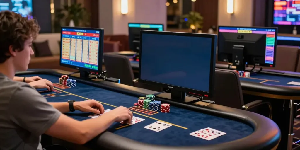 Aktivitas Bandar Togel dalam suasana bermain judi online yang dinamis dan modern.