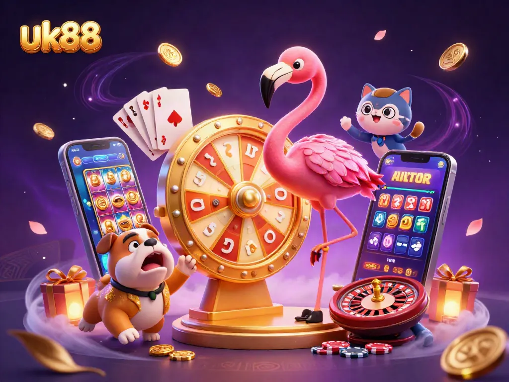 uk88 rewards players with exciting prizes in a vibrant casino game scene