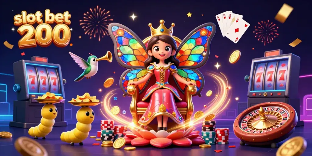 Menangkan taruhan slot 200 dengan strategi permainan yang tepat dan elemen kasino yang mencolok.