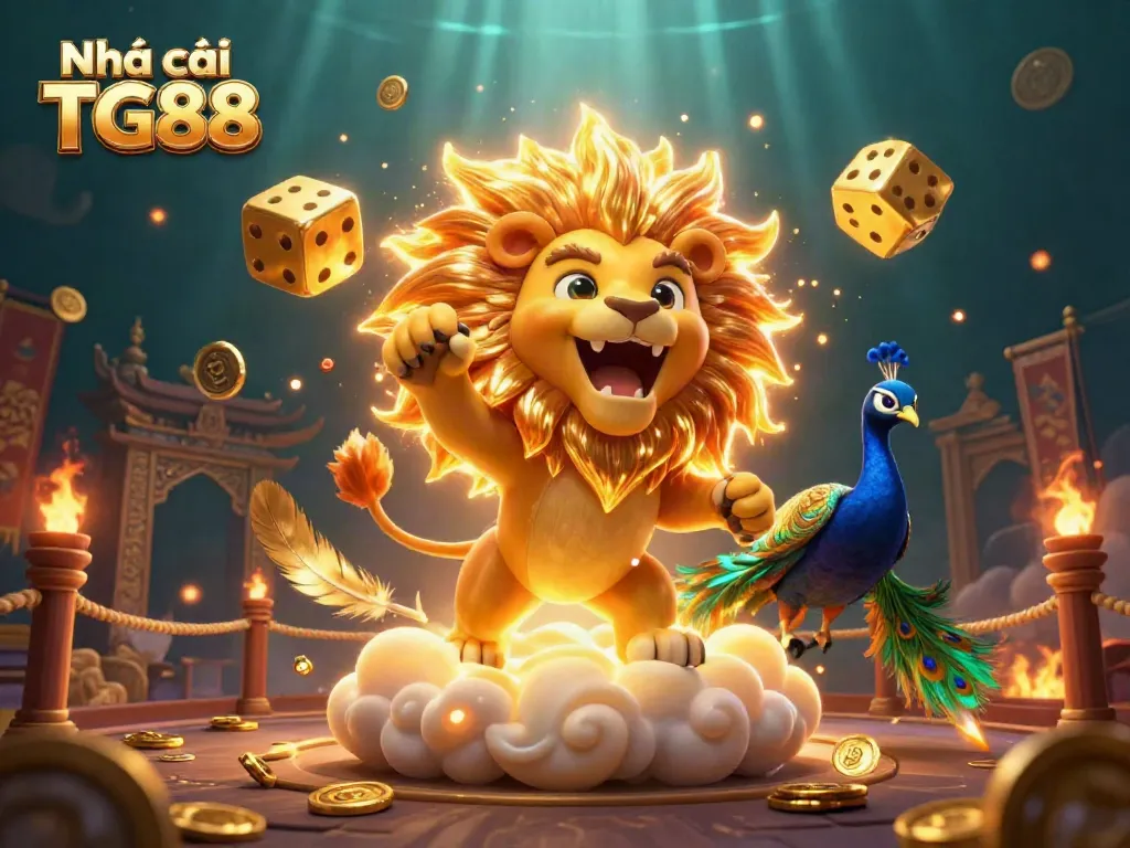 Experience the excitement of Nhà cái TG88 with immersive casino elements and vibrant visuals.