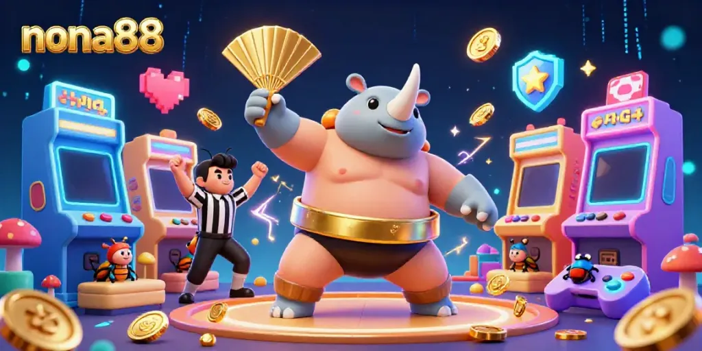 Engage with nona88 through vibrant 3D casino gaming featuring colorful characters and dynamic action.