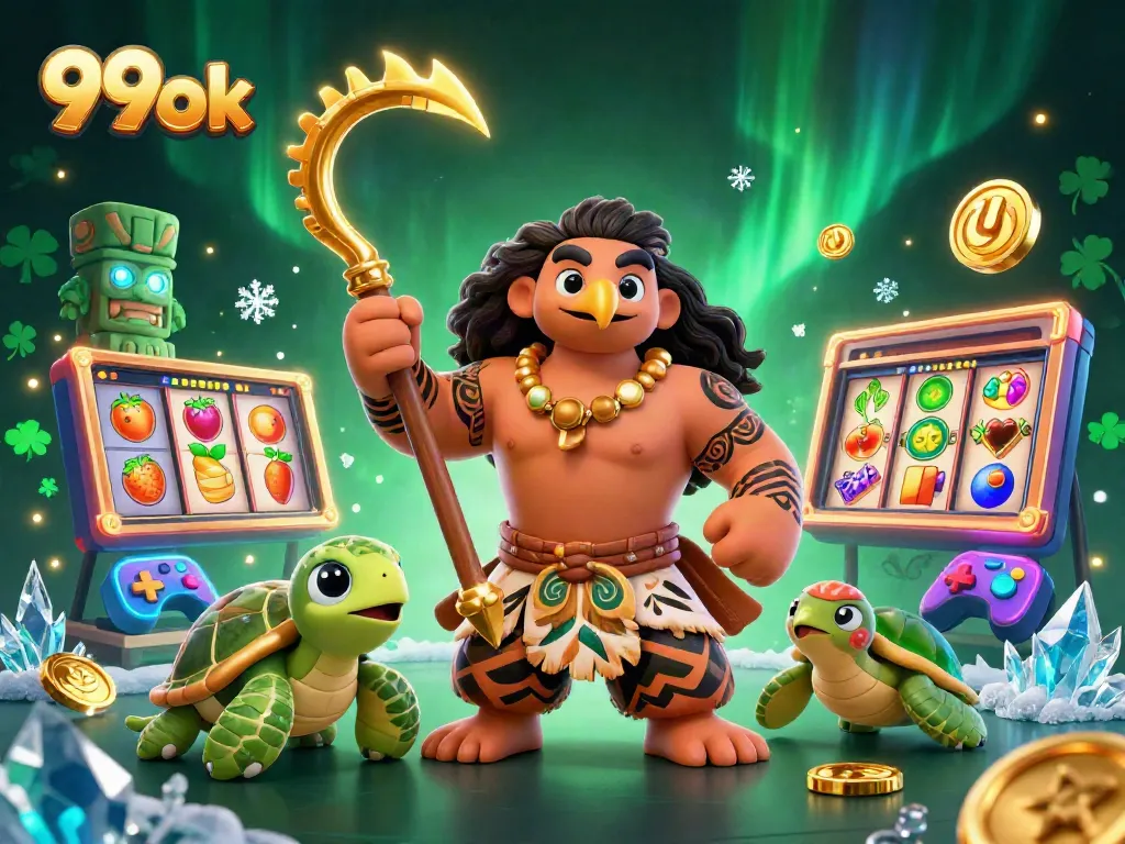Engage with the exciting 99ok casino atmosphere featuring vibrant characters and games.