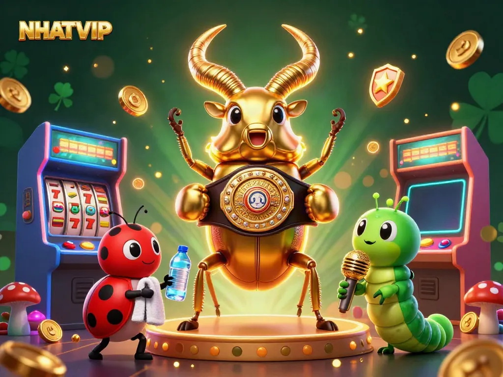 Experience thrilling gameplay with NHATVIP featuring dynamic 3D casino characters and vibrant elements.